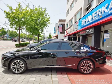 [인천썬팅] 2021 오로라 블랙 펄 K8 - 루마 버텍스 300 썬팅, 아이나비 블랙박스 Z5000PLUS, 아이언가드 유리막코팅, 코일매트, 도어컵 PPF 작업.
