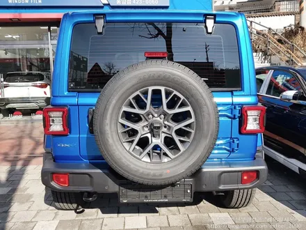 [인천썬팅] 2021 Jeep Wrangler 4xe 하버캠프 세라믹본드 썬팅 작업.