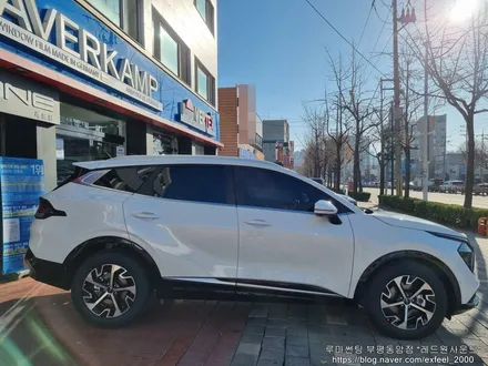 [인천썬팅] THE 2024 스포티지 - 루마 버텍스 900 / 700 썬팅 · 아이나비 블랙박스 QXD1 작업