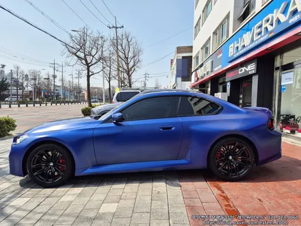 [인천썬팅] 2025 BMW 뉴 M2 프로즌 포티마오 블루 에디션 - 루마 버텍스900 썬팅 · PPF 3종