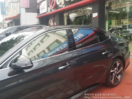 [인천썬팅] 소나타 DN8 - 아이나비 칼트윈 열차단필름 RX, 반사필름ER, 아이나비 블랙박스 Z3000PLUS 장착