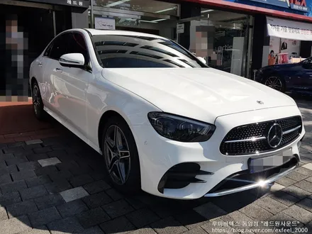 [인천루마썬팅] 메르세데스 벤츠 E250 amg - 루마 버텍스 900 / 700 썬팅 · 아이나비 블랙박스 Z8000 · PPF 4종 작업