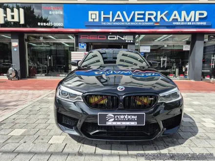 [인천썬팅] BMW M5 - 레인보우 VS200 / V90 썬팅 재작업 · 아이나비 QXD MEGA2 4채널 블랙박스 장착