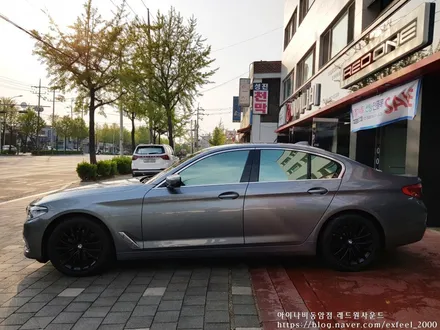 [인천썬팅] BMW 530d, BMW 520d 아이나비 반사필름 재작업