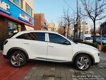 [인천썬팅] 수소전기차 넥쏘 - 아이나비 칼트윈 LX썬팅, 블랙박스 Z5000장착, 도어캐치,엣지 PPF작업.