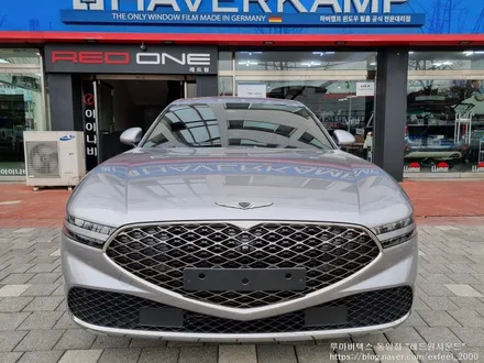 [인천썬팅] 2022 세빌실버 제네시스 G90 루마 버텍스 900 / 700 썬팅 아이언가드 UE-10 유리막 코팅 PPF 2종 작업.