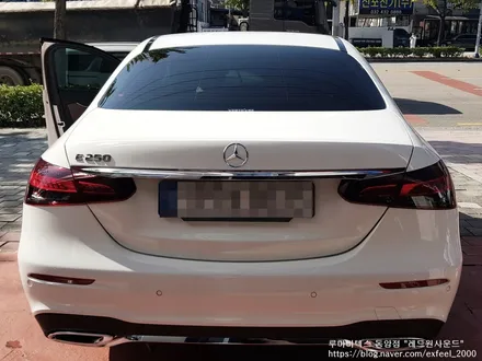 [인천루마썬팅] 메르세데스 벤츠 E250 amg - 루마 버텍스 900 / 700 썬팅 · 아이나비 블랙박스 Z8000 · PPF 4종 작업