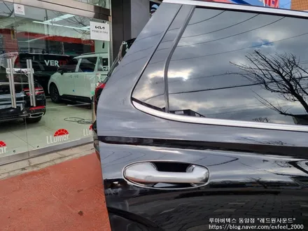 [인천썬팅추천] 더 뉴 팰리세이드 신차패키지 - 루마 버텍스 900 썬팅 · 아이나비 블랙박스 QXD8000 · PPF 4종 작업
