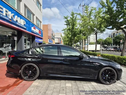 [인천썬팅] BMW M5 - 레인보우 VS200 / V90 썬팅 재작업 · 아이나비 QXD MEGA2 4채널 블랙박스 장착