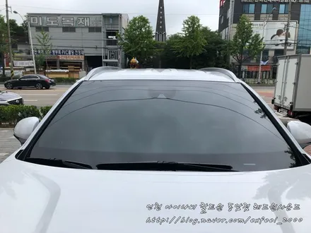 [ 인천썬팅 ] 싼타페TM 고성능 썬팅필름! 아이나비 칼트윈 RX