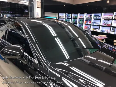 G90과 어울리는 루마 명품썬팅 래티튜드 작업