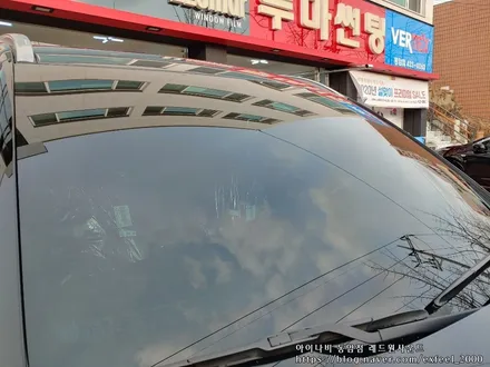 [인천썬팅] 2020팰리세이드, 아이나비 칼트윈 반사필름 썬팅작업