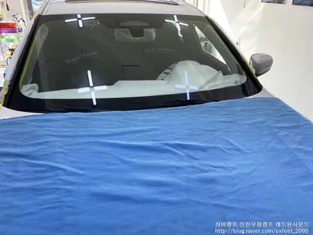 [인천썬팅] BMW320i 하버캠프 세라믹본드 썬팅작업.