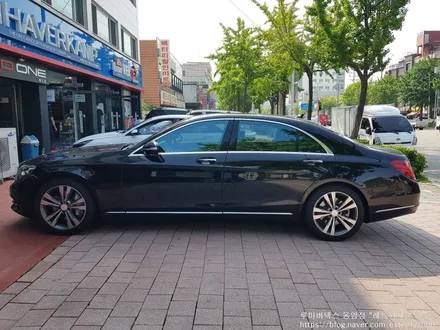 [인천썬팅] 메르세데스 벤츠 S500 루마 버텍스 900 / 700 썬팅 재작업, 블랙박스 보조배터리 케어셀 CX6A 장착 작업.