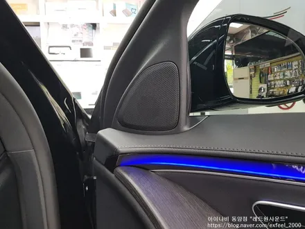 [인천아이나비] 벤츠 S400d 스피커 튜닝 4D 부메스터 전동 트위터