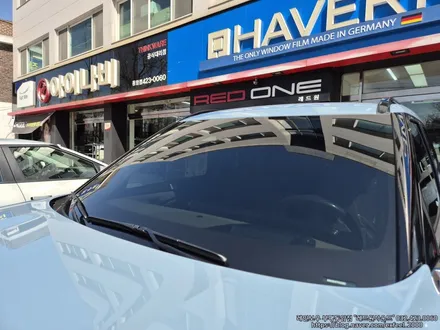 [레드원 썬팅] 프로스트 블루 EV5 전기차 - 레인보우 i90 Black 썬팅 · 생활보호 PPF