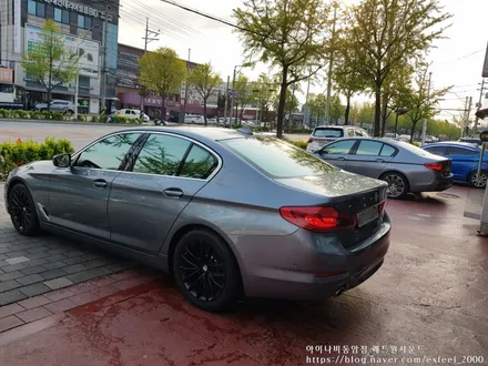 [인천썬팅] BMW 530d, BMW 520d 아이나비 반사필름 재작업
