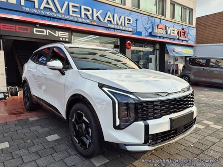 [인천썬팅] 2025 The new 스포티지 페이스리프트 - 레인보우 루체 썬팅 · 아이나비 블랙박스 Z9500 · PPF 3종 작업