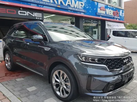 [인천썬팅] The 2023 쏘렌토 MQ4 - 레인보우 VS200/V90 썬팅·아이나비 블랙박스 QXD8000·아이언가드 UE-10 유리막코팅·만도 애프터블로우·PPF 4종 작업