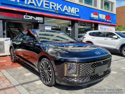 [인천썬팅] The all new 그랜져 GN7 - 레인보우 V90 썬팅 · 아이나비 블랙박스 Z9000 · 아이언가드 UE-10 유리막코팅 · PPF 4종 작업