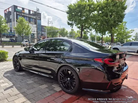 [인천썬팅] BMW M5 - 레인보우 VS200 / V90 썬팅 재작업 · 아이나비 QXD MEGA2 4채널 블랙박스 장착