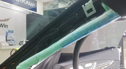[인천썬팅] 메르세데스 벤츠 GT43 AMG - 하버캠프 세라믹본드 썬팅, 블랙박스 보조배터리 케어셀 CX6A 장착 작업.
