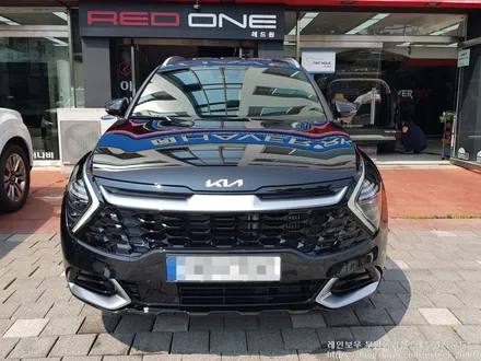 [인천썬팅] THE 2023 스포티지 NQ5 - 레인보우 V90 썬팅 · 파인뷰 블랙박스 LXQ500 · 보조배터리 에코파워팩 S8 · PPF 3종 작업