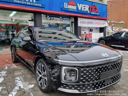 [인천루마썬팅] The all new 그랜져 GN7 - 루마 버텍스 900 / 700 썬팅 · 아이언가드 UE-10 유리막코팅 · PPF 4종 · 코일매트 작업