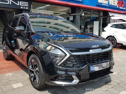 [인천썬팅] THE 2023 스포티지 NQ5 - 레인보우 V90 썬팅 · 파인뷰 블랙박스 LXQ500 · 보조배터리 에코파워팩 S8 · PPF 3종 작업