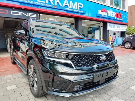 [인천썬팅] 쏘렌토 MQ4  루마 버텍스700, 아이나비 블랙박스 Z3000PLUS, 아이볼트 BAB-55 보조배터리리, 튜온 사이드스텝, PPF 4종, 시트 가죽코팅 작업