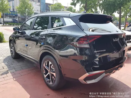 [인천썬팅] THE 2023 스포티지 NQ5 - 레인보우 V90 썬팅 · 파인뷰 블랙박스 LXQ500 · 보조배터리 에코파워팩 S8 · PPF 3종 작업