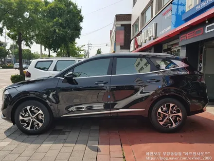 [인천썬팅] THE 2023 스포티지 NQ5 - 레인보우 V90 썬팅 · 파인뷰 블랙박스 LXQ500 · 보조배터리 에코파워팩 S8 · PPF 3종 작업
