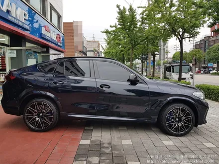 [인천하버캠프] BMW X6 M - 하버캠프 세라믹본드 썬팅 · 아이언가드 IG7 가죽코팅 · PPF 4종 작업
