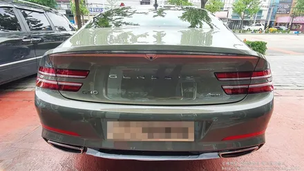 [인천썬팅] 핀도스그린 제네시스 G80, 루마 버텍스900 썬팅작업