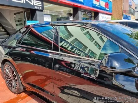 [인천썬팅] The all new 그랜져 GN7 - 레인보우 V90 썬팅 · 아이나비 블랙박스 Z9000 · 아이언가드 UE-10 유리막코팅 · PPF 4종 작업