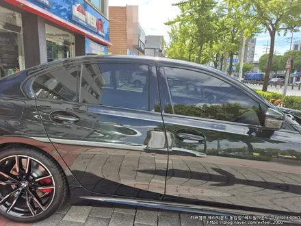 [레드원 하버캠프 신차패키지] BMW M340i - 하버캠프 세라믹본드 썬팅 · 코팅팜 유리막코팅 · 생활보호 PPF