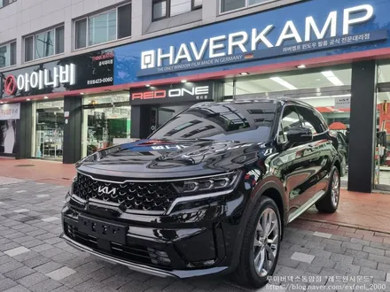 [인천루마썬팅] THE 2023 쏘렌토 - 루마 버텍스 900 / 700 썬팅 · 블랙박스 파인뷰 LX7000 · 아이언가드 UE-10 유리막코팅 · PPF 4종 · 코일매트 작업