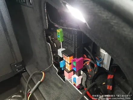 [인천썬팅] 메르세데스 벤츠 GT43 AMG - 하버캠프 세라믹본드 썬팅, 블랙박스 보조배터리 케어셀 CX6A 장착 작업.