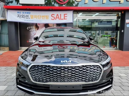 [인천썬팅] 더 뉴 K9 신차패키지 - 루마 버텍스 900/700 썬팅, 블랙박스 QXD7000, 보조배터리 아이볼트미니 BAB-55, 아이언가드 유리막코팅, PPF 4종 작업.