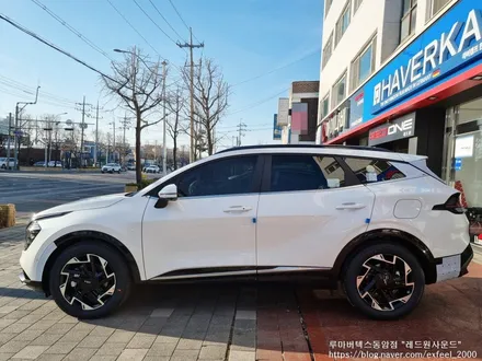 [인천썬팅] The All New 스포티지 NQ5 신차패키지 - 루마 버텍스700 썬팅 아이나비 블랙박스 QXD7000 PPF 2종작업