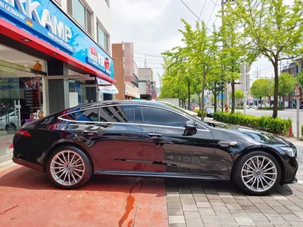 [인천썬팅] 메르세데스 벤츠 GT43 AMG - 하버캠프 세라믹본드 썬팅, 블랙박스 보조배터리 케어셀 CX6A 장착 작업.
