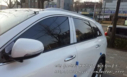 가성비 甲 !! 루마 열차단 썬팅필름 아티젠 썬팅시공기 - 더뉴쏘렌토