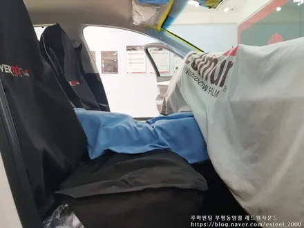 [인천썬팅] 2020 더뉴그랜져, 루마버텍스900,700 썬팅/아이나비 신형 블랙박스 QXD5000 장착