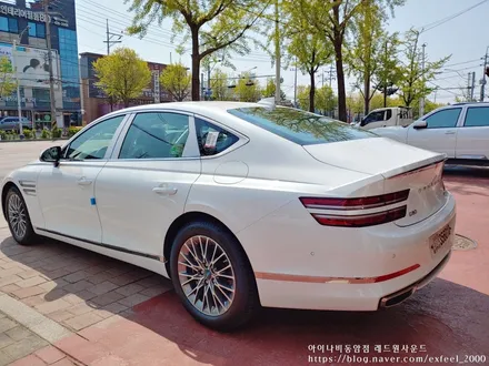 [인천썬팅] 제네시스 올뉴 G80, 아이나비 칼트윈 썬팅작업
