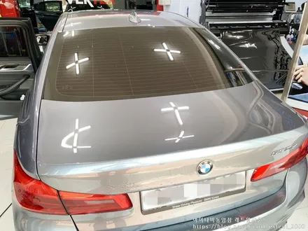 [인천썬팅] BMW 530d, BMW 520d 아이나비 반사필름 재작업