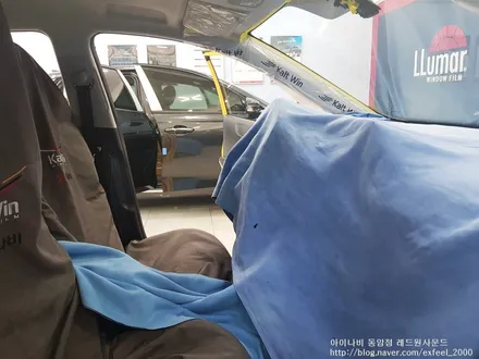 [인천썬팅] 허니비 모닝어반, 아이나비 칼트윈 LX 썬팅작업