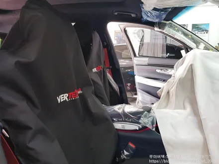 [인천썬팅] 바로사 버건디 제네시스 GV70 루마 아티젠 썬팅작업.