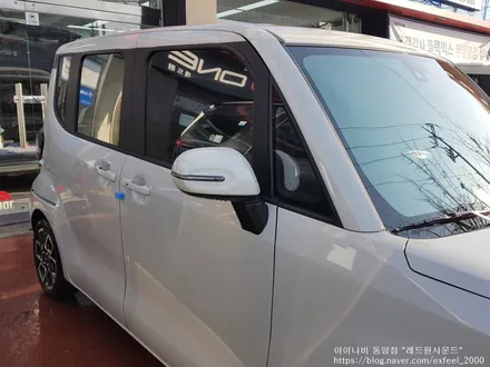 [인천아이나비] The new Kia 레이 - 아이나비 칼트윈 GR 썬팅 · 아이나비 블랙박스 Z8000 작업