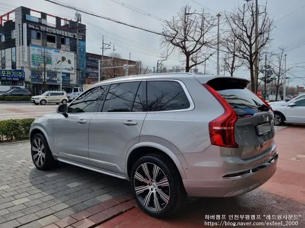 [인천썬팅추천] 볼보 XC90 신차패키지 - 하버캠프 세라믹본드 썬팅 · 아이나비 블랙박스 QXD8000 · 아이언가드 UE-10 유리막코팅 · PPF 4종 작업