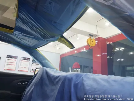 [인천썬팅] 쉐보레 트래버스, 루마 신차패키지 썬팅작업
